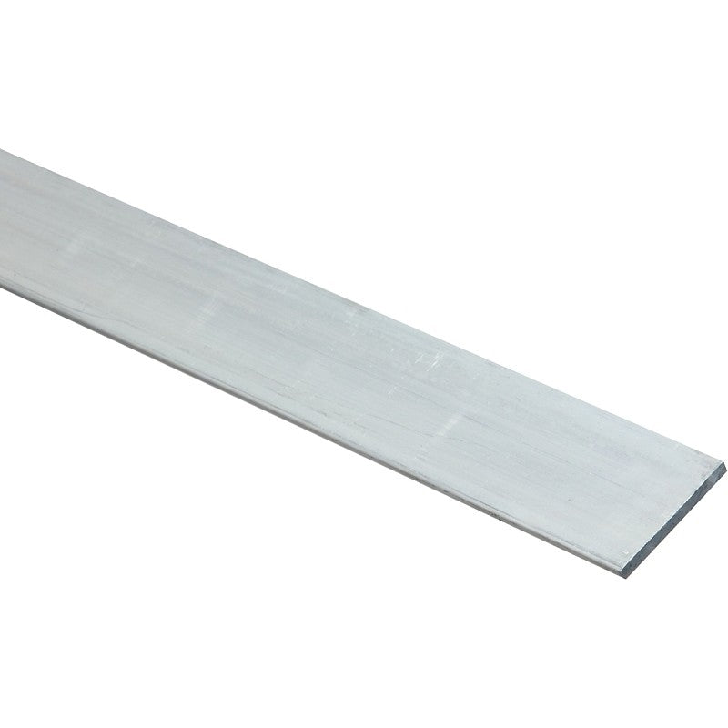National Hardware 4200BC Series N247-114 Flat Bar, 1-1/2 in W, 72 in L, 1/8 in Thick, Aluminum, Mill