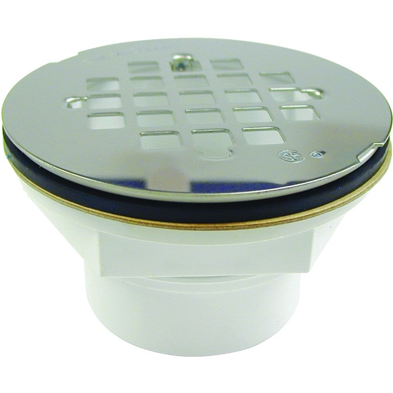 B & K 133-106 Shower Drain, Plastic, For: 2 in DWV or SCH 40 ABS or PVC Pipes