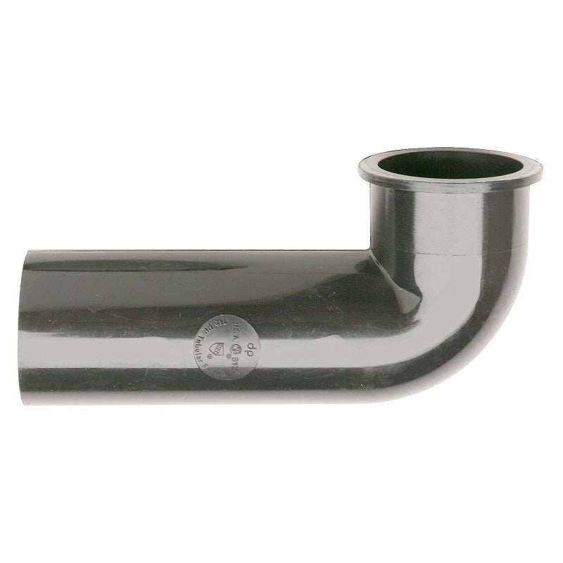 Plumb Pak PP855-78B Disposal Drain Elbow, Plastic, Black, For: InSinkErator Disposals