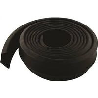 Garage Door Bottom Weather-Stripping Rubber Black 9 Feet (POS)