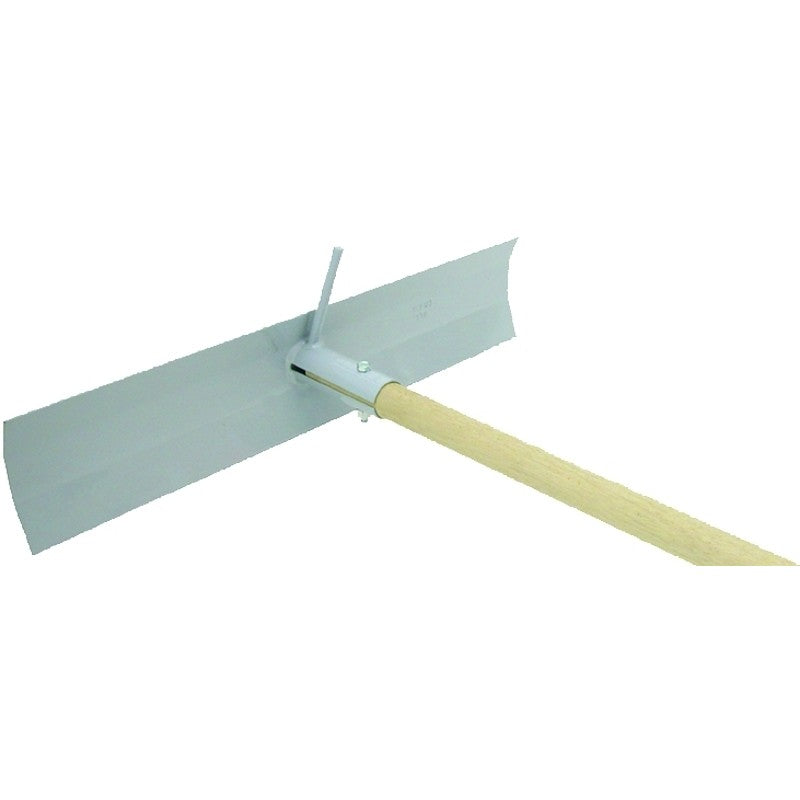 Marshalltown CM419 Pul-Krete with Handle, 19 in L Blade, 4 in W Blade, Steel Blade, Contour-Grip Handle, Hardwood Handle