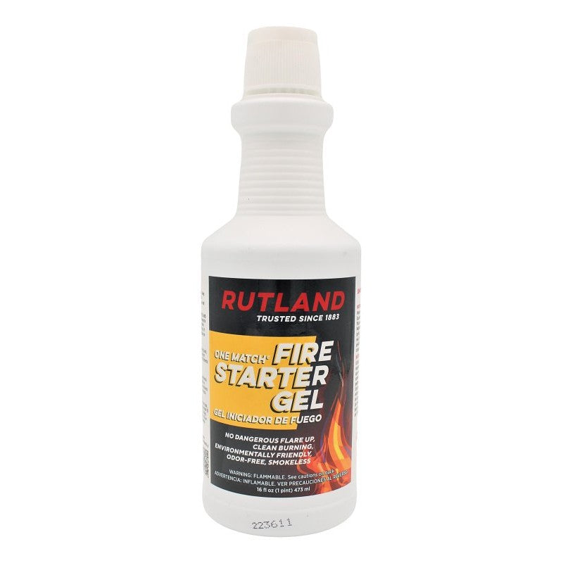 Rutland 49 Fire Starter Gel, 16 oz Starter Weight (Pack of 12)