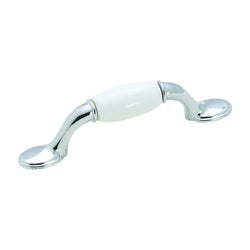 ophisticated Beauty Cabinetolished Chrome With White Ceramic (POS)