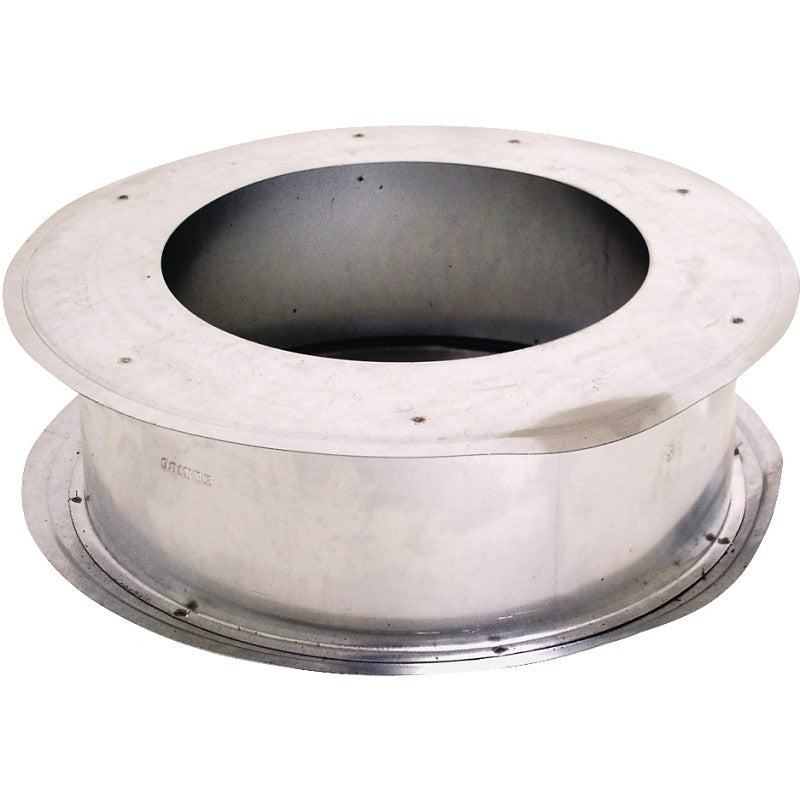 AmeriVent 3EWT Series Wall Thimble, 3-9/16 in ID x 3-1/16 L Dimensions, 0.018 ga, Galvanized Steel