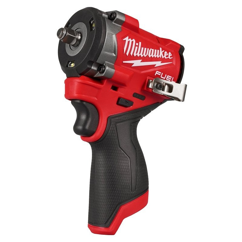 Milwaukee M12 FUEL Series 2562-20 Stubby Impact Wrench, Tool Only, 12 V, 3/8 in Drive, 3500 ipm, 3000 rpm Speed