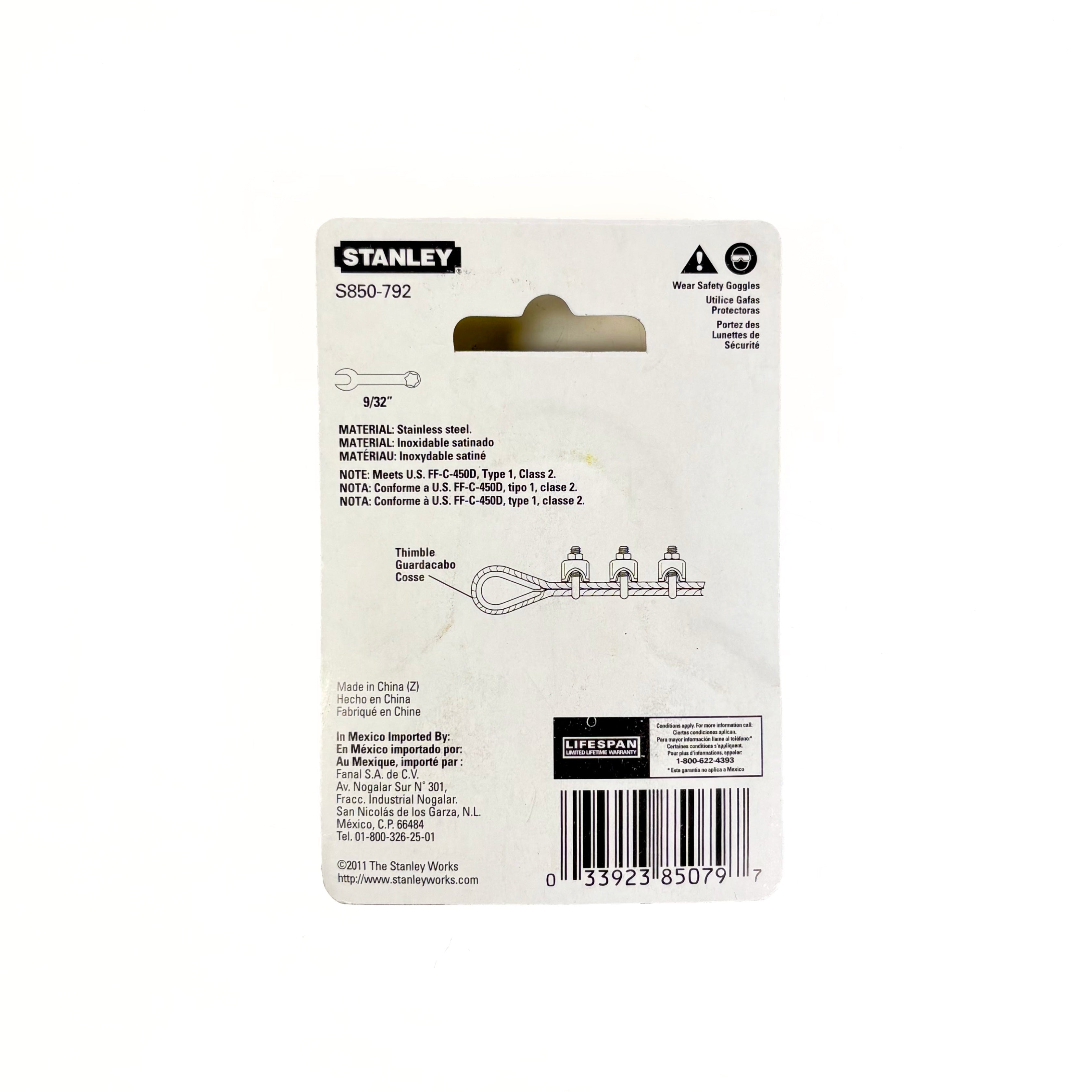 Wire Cable Clamps 1/16 Inch Stainless Steel 3 Pack
