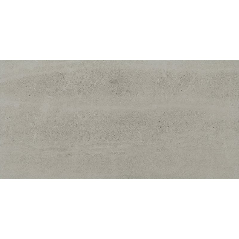 Emser Tile Potenza Series F12POTEGR1224V3 Porcelain Tile, 24 in L Tile, 12 in W Tile, Pressed Edge, Rectangular Pattern