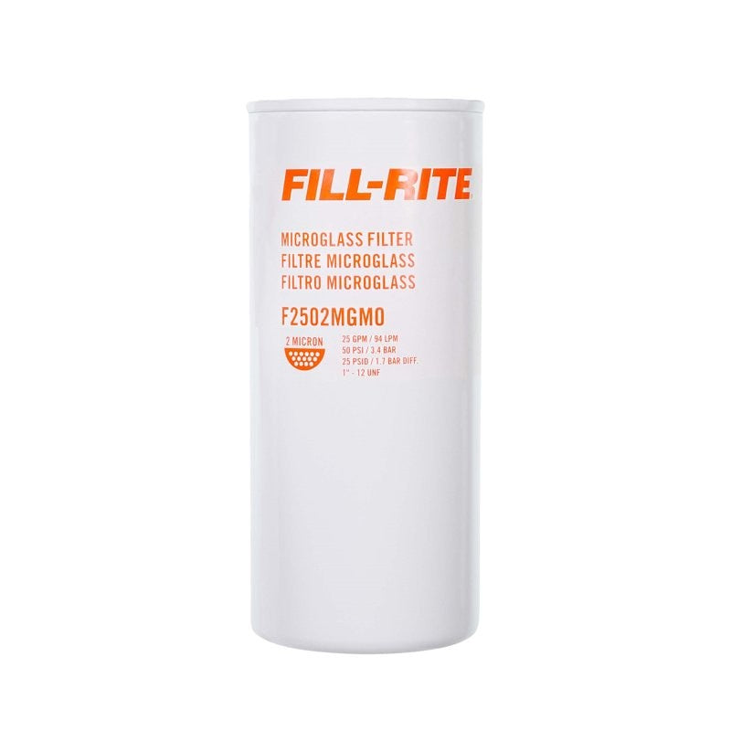 Fill-Rite F2502MGM0 Filter, White, For: Fill-Rite 1200KTG9075 and 1200KTG9100 Filter Heads