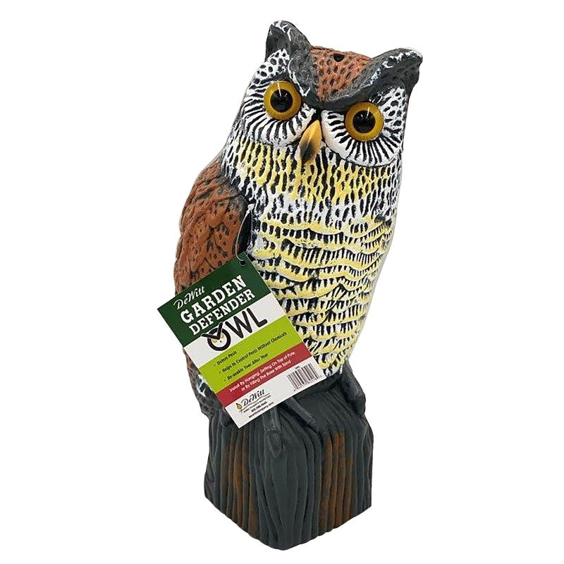 DeWitt OWL Garden Defender Owl, 7 in L, Repels: Birds, Pests, Rodents