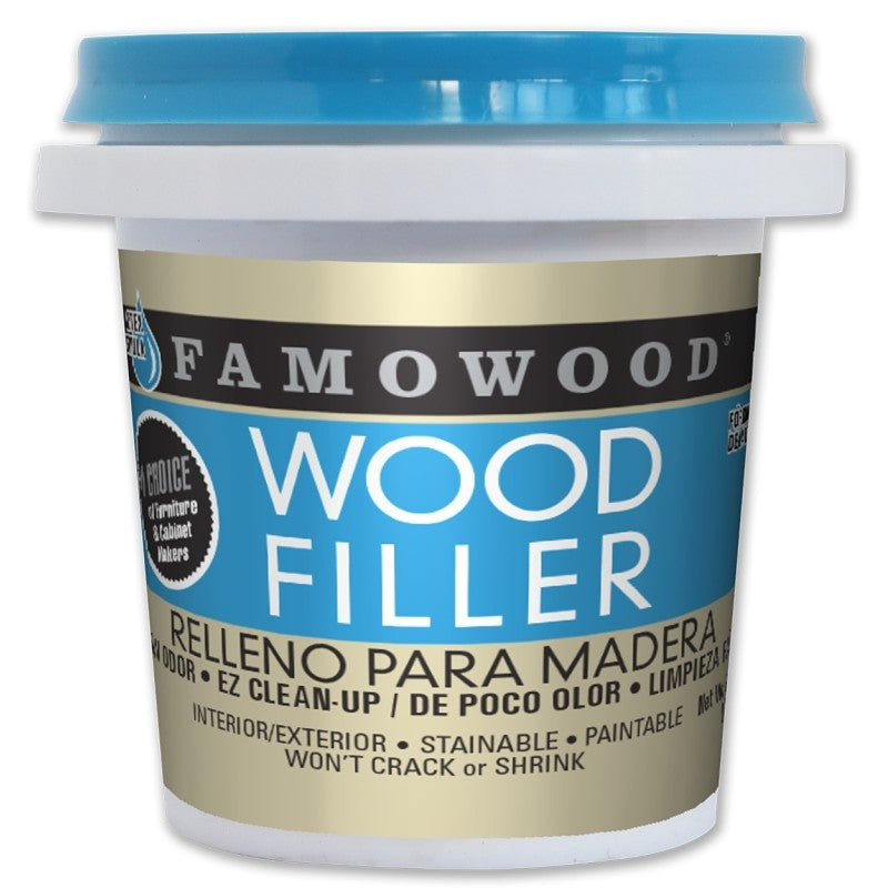 Famowood 40042142 Wood Filler, Paste, Walnut, 0.25 pt