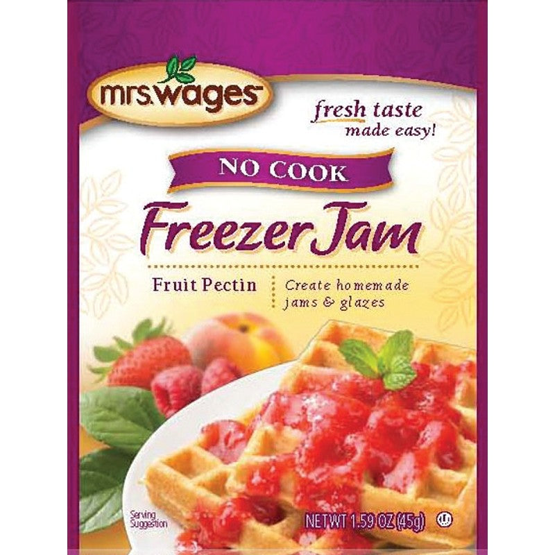 Mrs. Wages W599-H3425 Freezer Jam Fruit Pectin, 1.59 oz Pouch (Pack of 12)