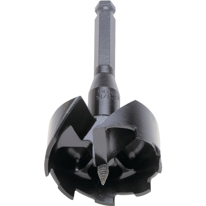 Milwaukee 48-25-2252 Drill Bit, 2-1/4 in Dia, 6 in OAL, 7/16 in Dia Shank, Hex Shank