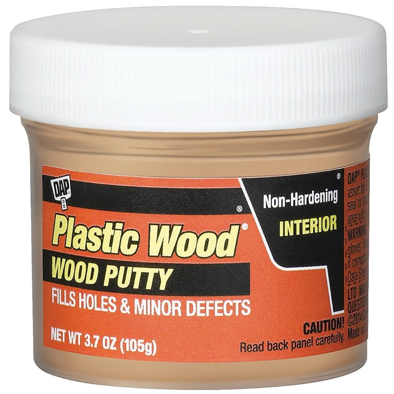 DAP Plastic Wood 21274 Wood Putty, Paste, Mild, Pleasant, Pickled Oak, 3.7 oz (Pack of 6)