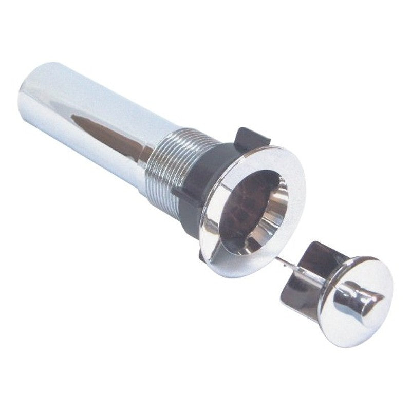 US Hardware P-102C Sink Drain with Stopper, Plastic, Chrome