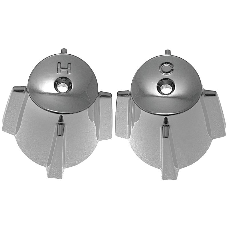 Danco 88386 Faucet Handle, Zinc, Chrome Plated, For: Price Pfister Contempra Two Handle Tub/Shower Faucets