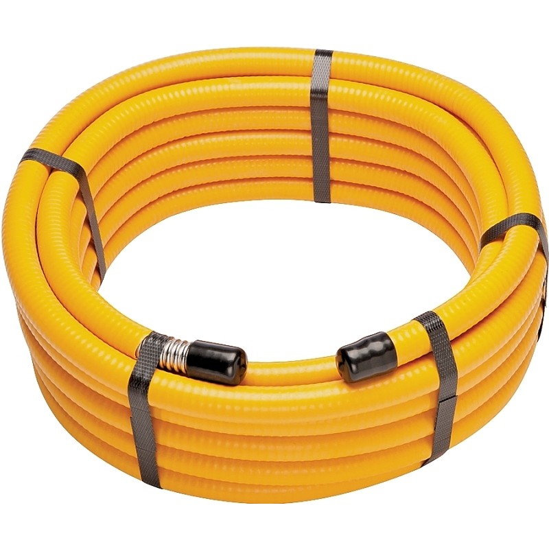 Pro-Flex PFCT-12225 Flexible Hose, 1/2 in, Stainless Steel, Yellow, 225 ft L