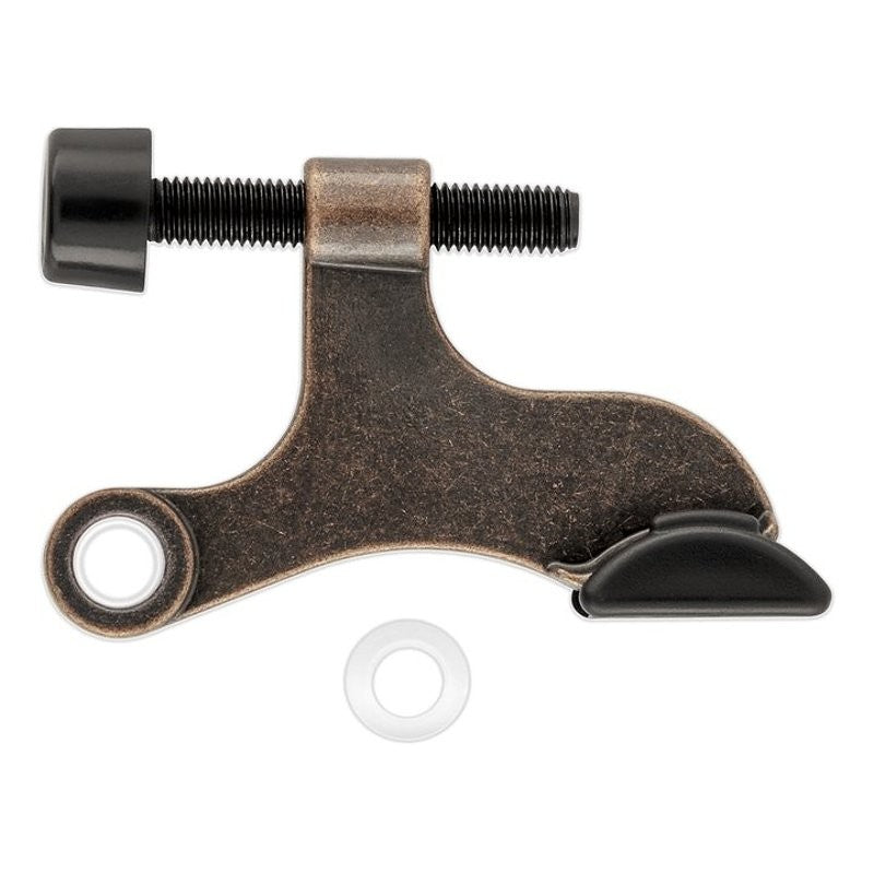 National Hardware N830-563 Hinge Pin Door Stop, 2-1/16 in Projection, Zinc, Antique Bronze