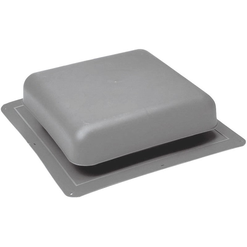 Master Flow RT65G Roof Louver, 18-1/2 in L, 18 in W, Resin, Gray (Pack of 10)