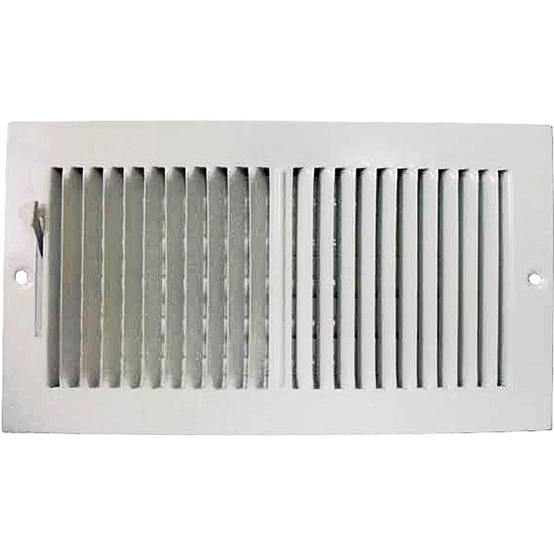 ProSource SW02-12X6 Sidewall Register, Steel, White