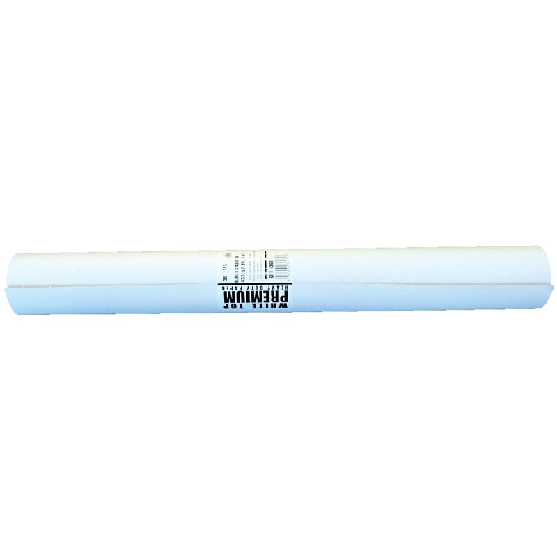 Trimaco 36144 Floor Paper, 144 ft L, 36 in W, Paper, White, Floor Mounting