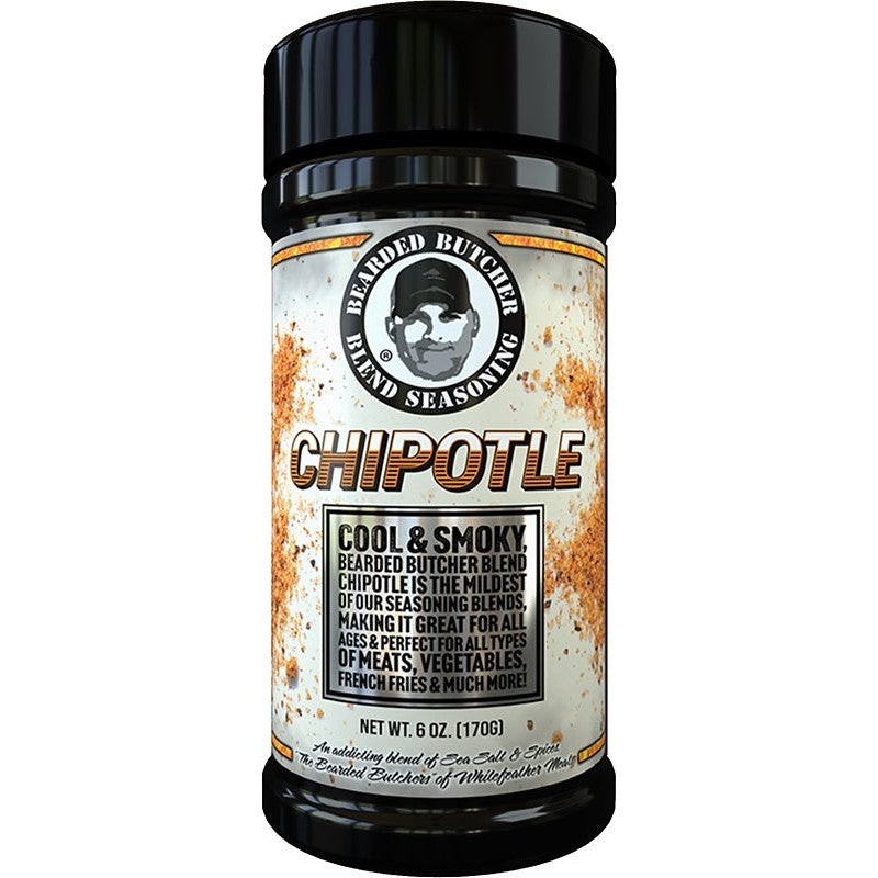 Bearded Butcher Chipotle-6OZ Seasoning, Chipotle Blend, 6 oz