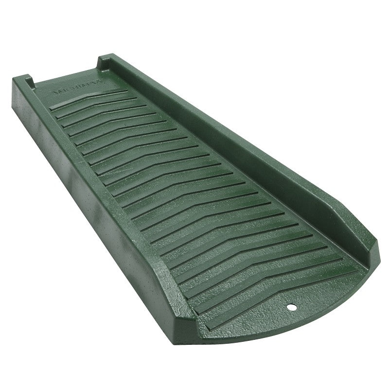 Amerimax 3002-12/3012-12 Splash Block, 24 in L, 11-1/2 in W, Polypropylene, Green