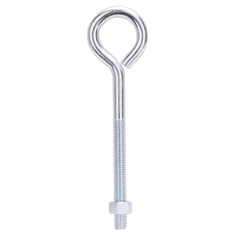 ProSource LR286 Eye Bolt, 3/8 in Thread, Machine Thread, 3 in L Thread, 1-5/8 in Dia Eye, 292 lb Working Load, Steel (Pack of 10)