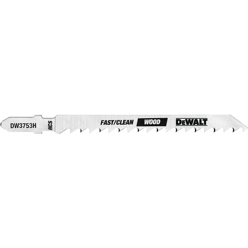 DEWALT DW3753H Jig Saw Blade, 1/4 in W, 6 TPI