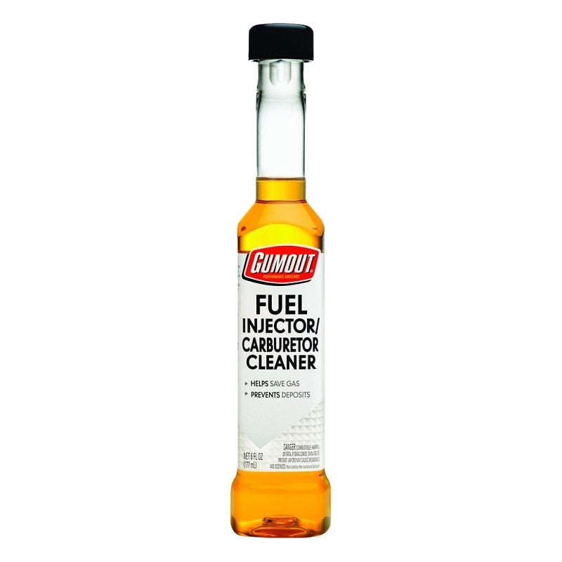 Gumout 510021 Fuel Injector and Carburetor Cleaner, 6 oz, Hydrocarbon (Pack of 6)
