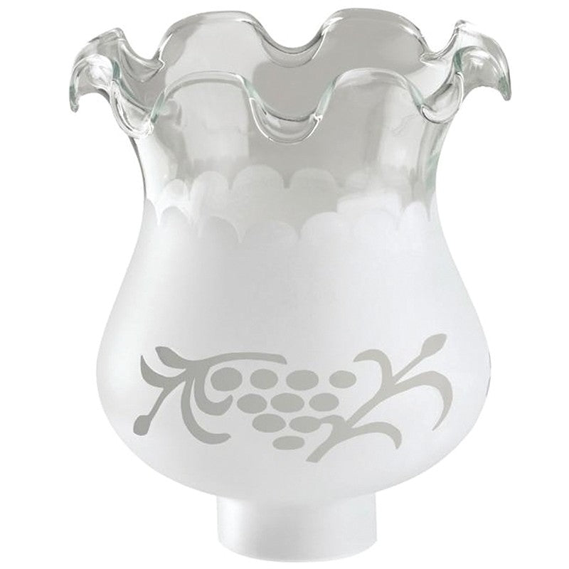Westinghouse 8110000 Light Shade, Empire, Hourglass, Glass, Clear (Pack of 6)