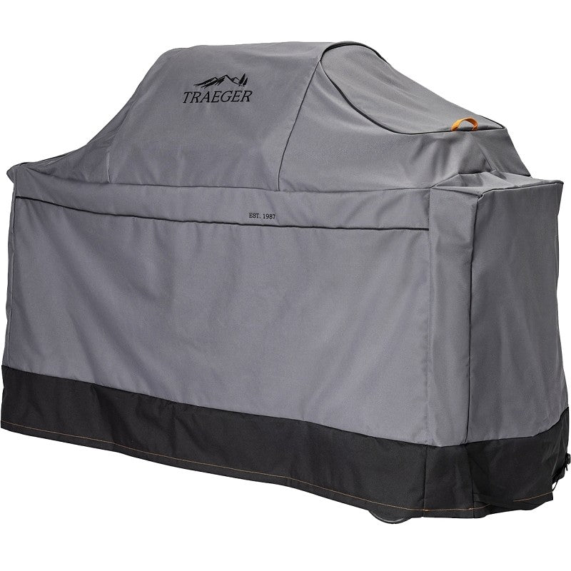 Traeger BAC600 Grill Cover, For: Ironwood Pellet Grill, Vinyl, Gray