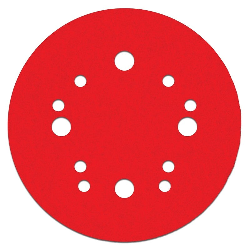 Diablo DCD050060H15G Random Orbital Sanding Disc, 5 in Dia, 60 Grit, Coarse, Ceramic Abrasive, 12-Hole