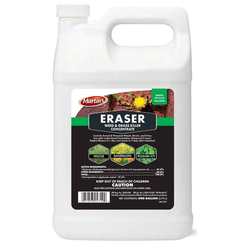 Martin's 82004319 Weed and Grass Killer, Liquid, Clear, 1 gal (Pack of 4)