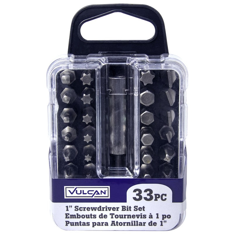 Vulcan 386360OR Screwdriver Bit Set, 33-Piece, Satin