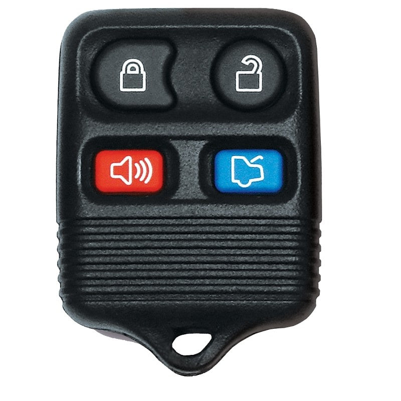 Hy-Ko 19FORD800S Key Fob Shell, For: Ford Vehicle Remote, 4-Button, Plastic, Black