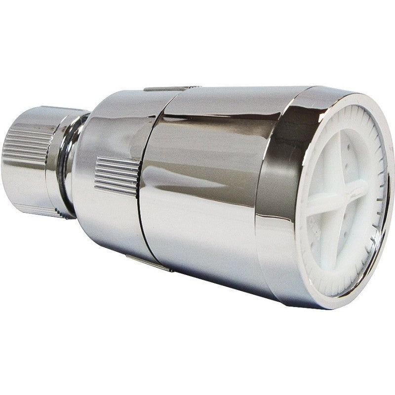 Plumb Pak Economy Series PP825-3 Shower Head, 2.5 gpm, 1/2 in Connection, Plastic, Chrome