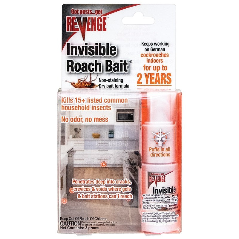 Bonide REVENGE 46406 Invisible Roach Bait, 3 g