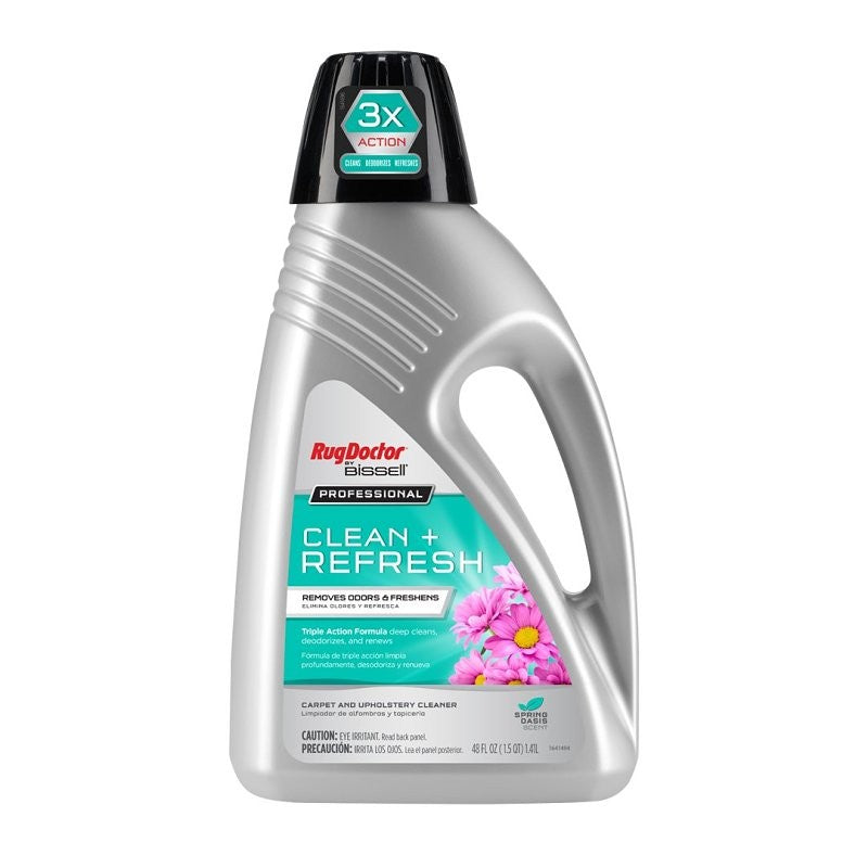 RugDoctor Professional Series 5155 Clean and Refresh Carpet Cleaner, 48 oz Bottle, Liquid, Spring Oasis, Pale Yellow (Pack of 6)