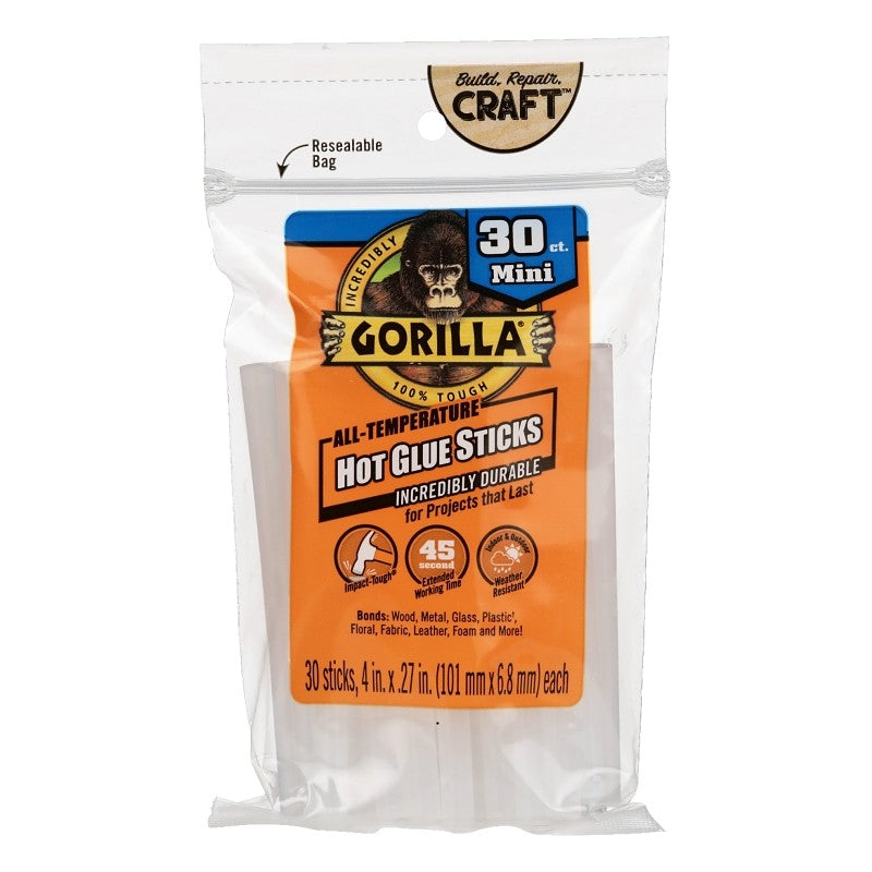 Gorilla 3023003 Glue Stick, Solid, Clear (Pack of 12)