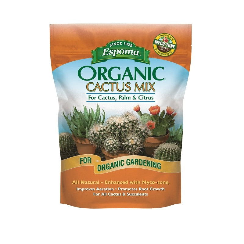 Espoma CA4 Organic Cactus Mix Potting Soil Mix, 4 qt, Bag