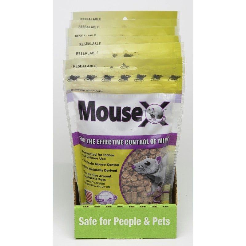 MouseX 620200 Mouse Killer Pellet, 6/PK (Pack of 6)