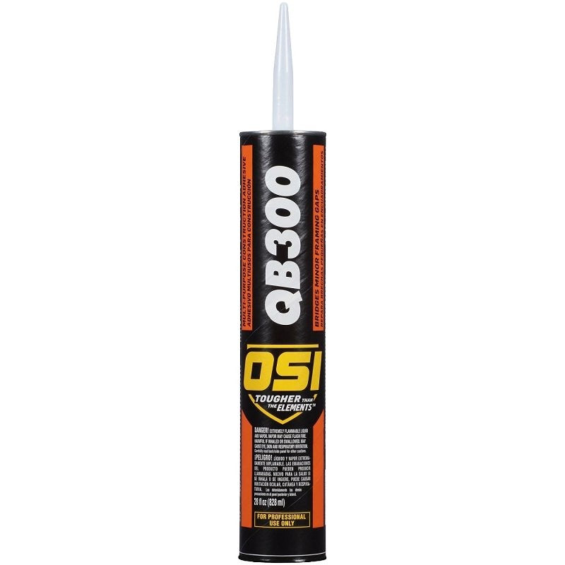 OSI 827628 Construction Adhesive, Beige, 28 oz Cartridge (Pack of 12)