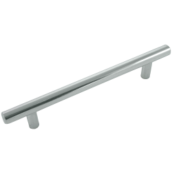 Laurey Melrose Series 87326 T-Bar Pull, 178 mm L Handle, 12 mm H Handle, 32 mm Projection, Steel, Polished Chrome