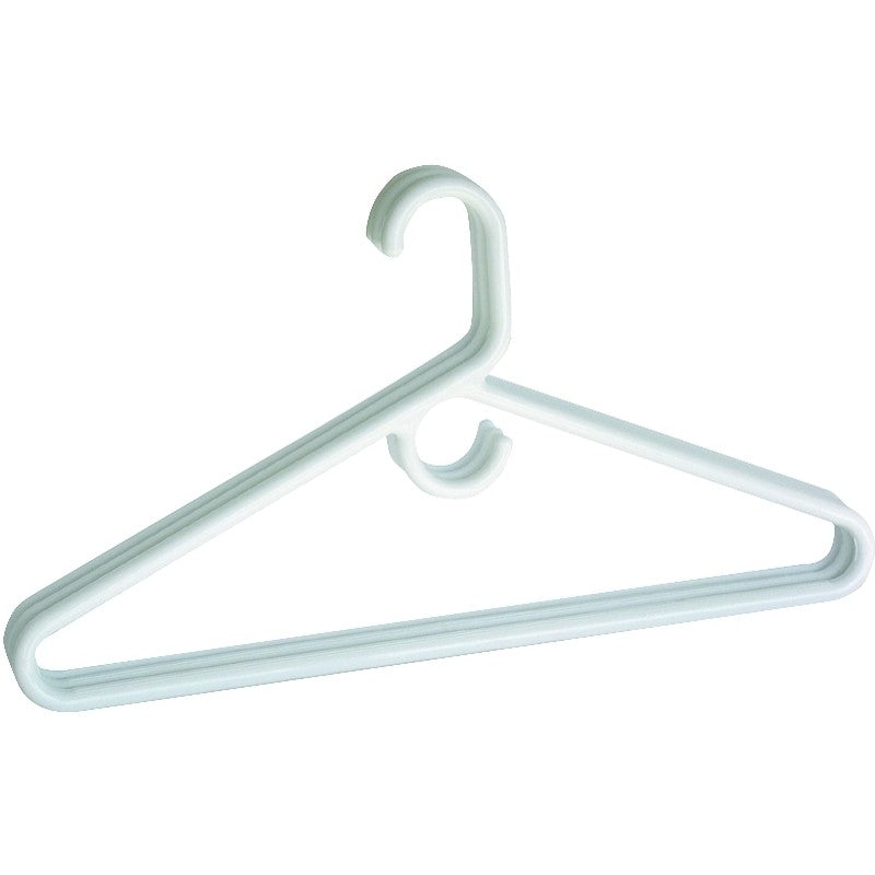 Merrick C8631A-SHW12 Series Tubular Hanger, Hunter/Navy Blue/White, Plastic (Pack of 12)