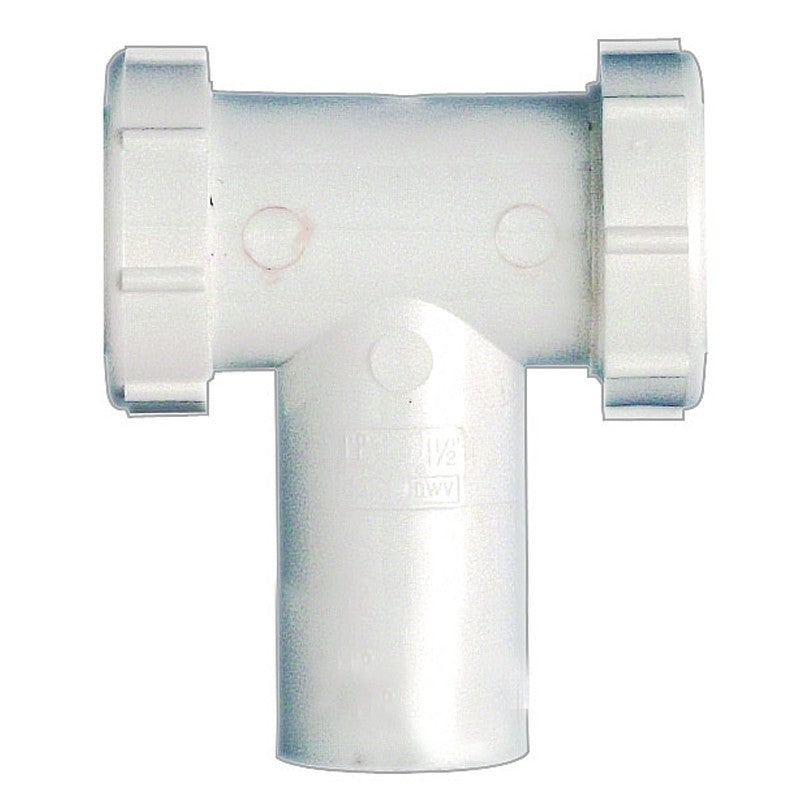 Plumb Pak PP20667 Series Center Outlet and Tailpiece, 1-1/2 in, Slip-Joint, Plastic, 6.13 in W x 12 in H Dimensions