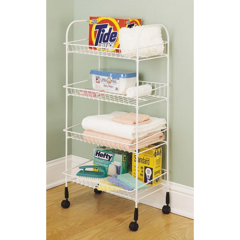 ClosetMaid 1611 Rolling Cart, 17.63 in OAW, 34.9 in OAH
