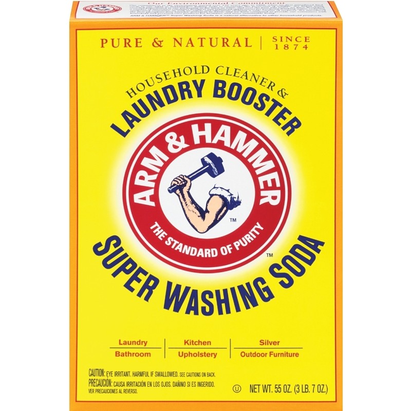 Arm & Hammer 03020 Laundry Detergent, 55 oz, Box, Powder