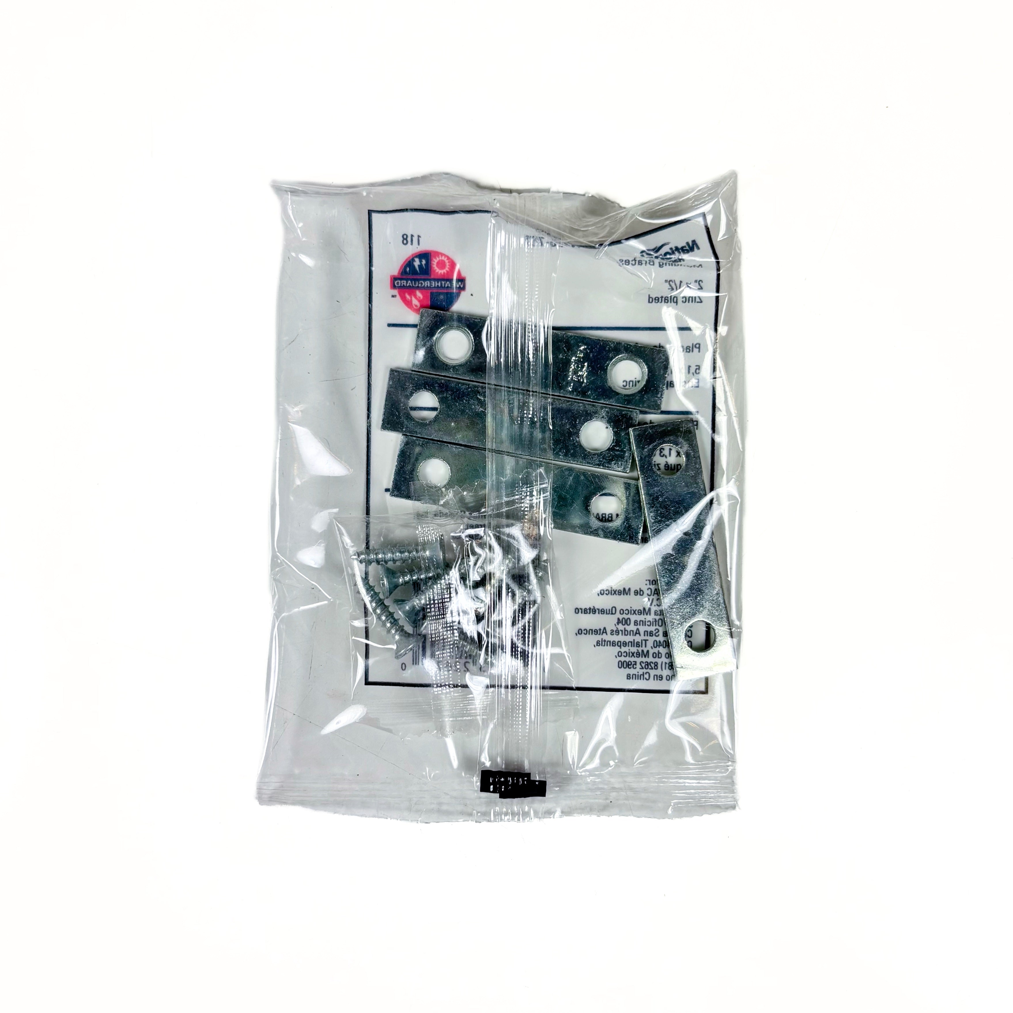 Mending Braces 2 By 1/2 By 0.07 Inch Zinc Plated Steel 4 Pack
