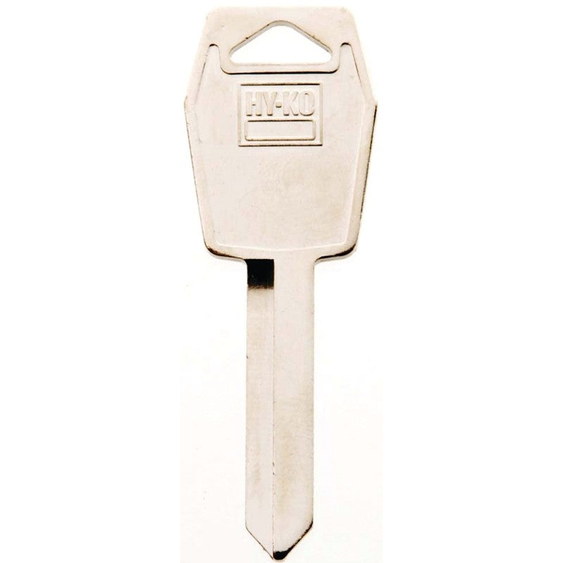 Hy-Ko 11010H55 Key Blank, Brass, Nickel, For: Ford, Lincoln, Mercury Vehicles, H55 Key Number (Pack of 10)