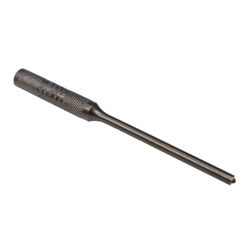 Pro 25005HT Pilot Pin Punch with Hand Tag, 3/16 in W x 2-1/2 in L Tip, 4-1/2 in L, 3/8 in Dia Shank, Round Shank